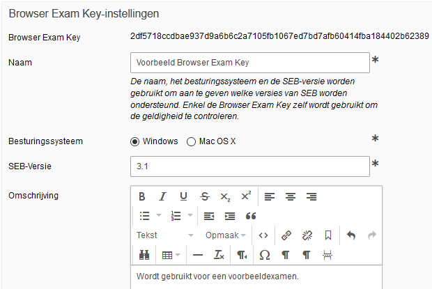 SEB key toevoegen